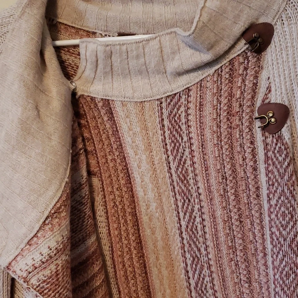 EUC Free People Aztec Cardigan, Size XS - Picture 4 of 9